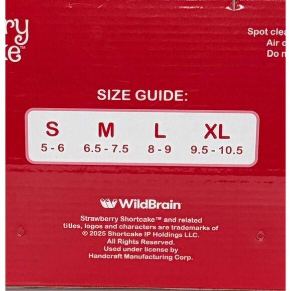 Strawberry Shortcake Ladies Slippers – Memory Foam Sz M (6.5–7.5) - Picture 8 of 8